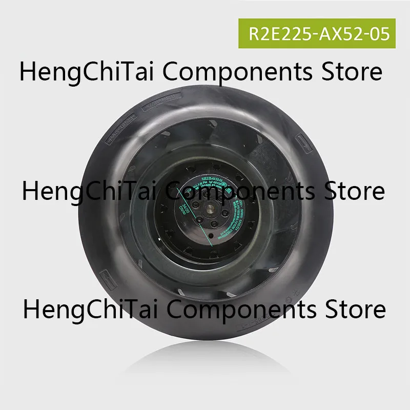 Original 100% Working R2E225-AX52-05 230V 50/60Hz 0.51/0.72A 115/165W 2700/3000r/min 400Pa 1015m³/h Cooling fan ventilation