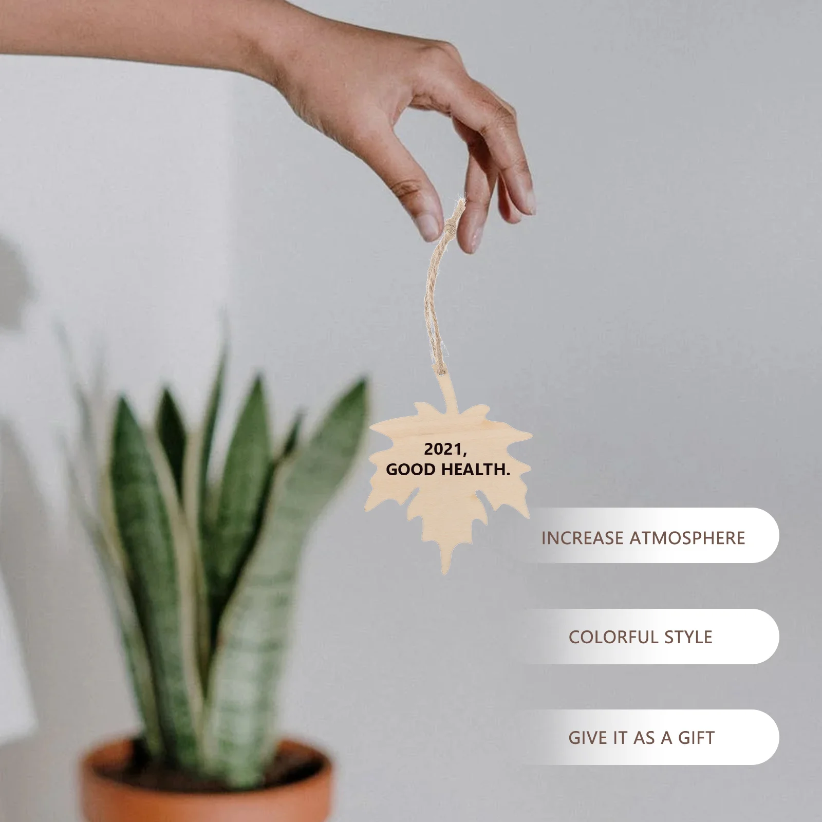 

1 set Maple Leaf Tags Wooden Slices For Thanksgiving Decor Diy Hanging Ornament Gift Tags Fall Party Decoration Handicraft