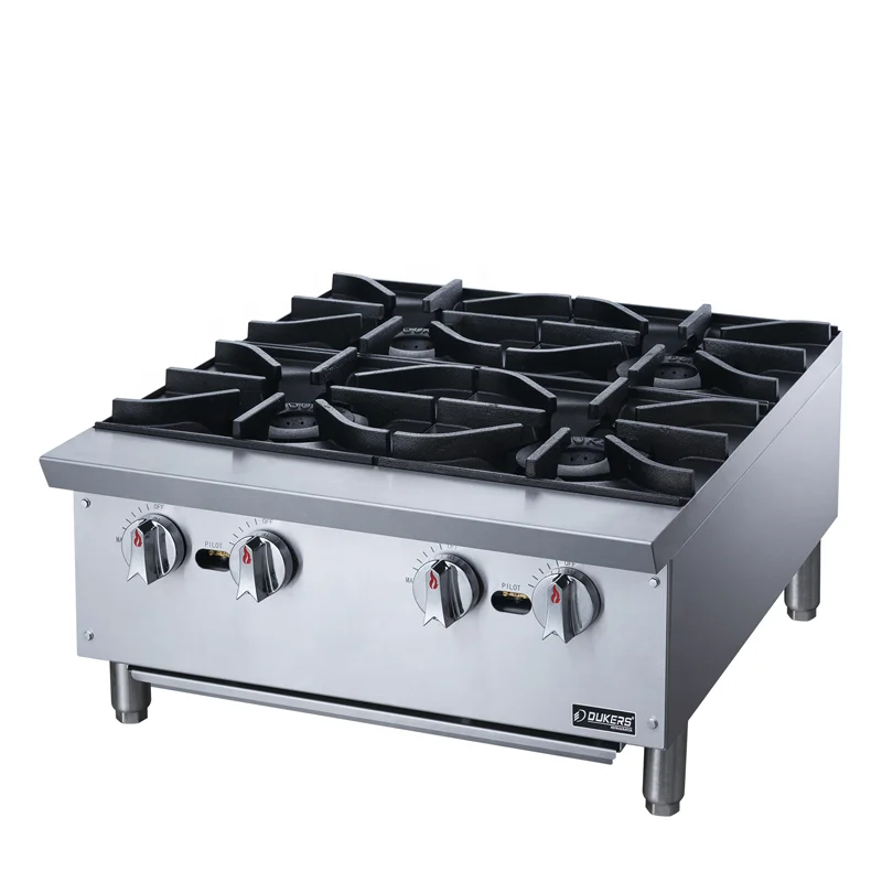 Wholesale Commercial Hot Plates Cooking Equipment 4 Burners Gas Stove Cooker/Stainless Steel Material Gas Cooking Burner