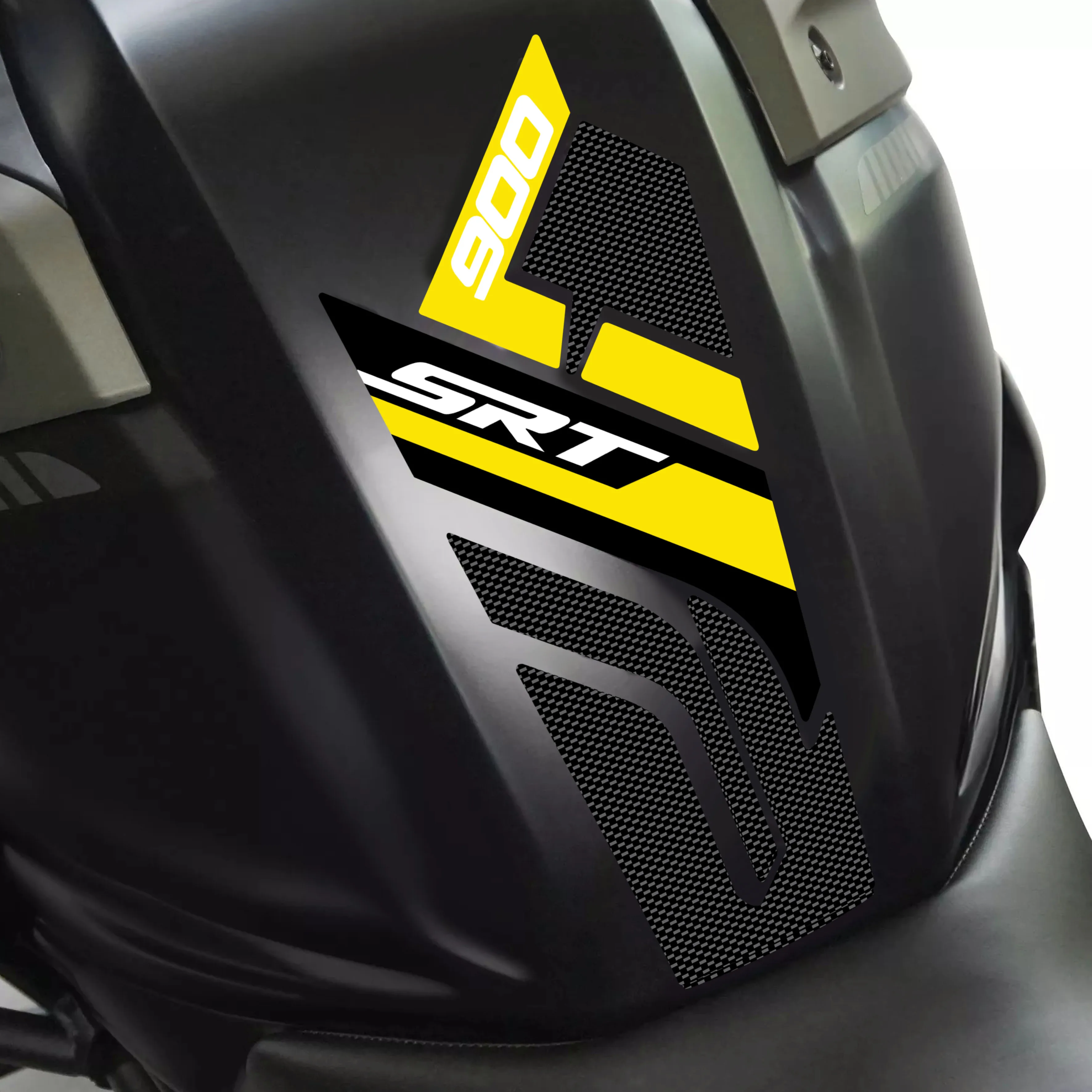 สำหรับ QJ มอเตอร์ SRT 900 S 3D สติกเกอร์เรซิ่นรถจักรยานยนต์ถังน้ำมันเชื้อเพลิงแผ่นรองตัวป้องกันสติกเกอร์กันน้ำป้องกันรอยขีดข่วน
