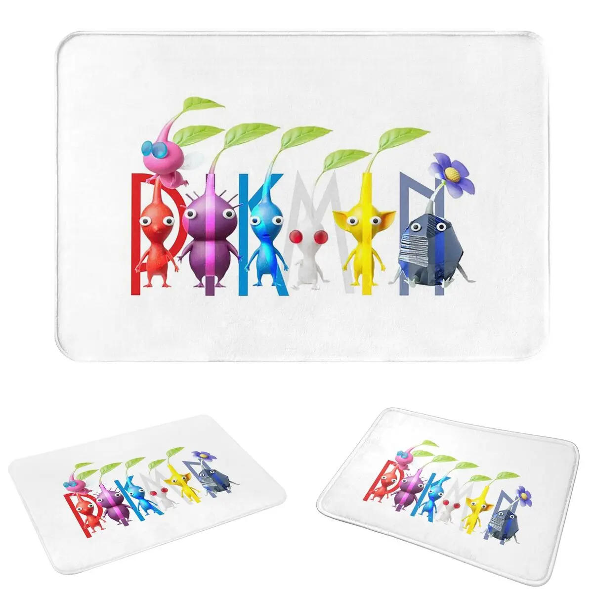 Pikmin Non-slip Doormat Floor Mat Water oil proof Carpet Rug for Kitchen Entrance Home Bedroom Footpad Mats