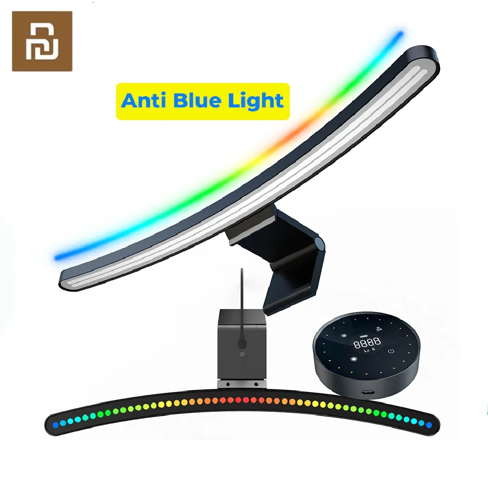 

Youpin LYMAX Curved Screen Bar Monitor Light Anti Blue With RGB Backlight Screen Hanging Lamp Smart Eye Protection Energy-saving