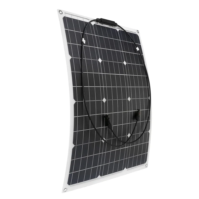 300W Solar Panel Kit 18V Flexible Solar Cell with 30A-100A Controller Power Bank for Outdoor Phone Ipad Camping RV Car Boat