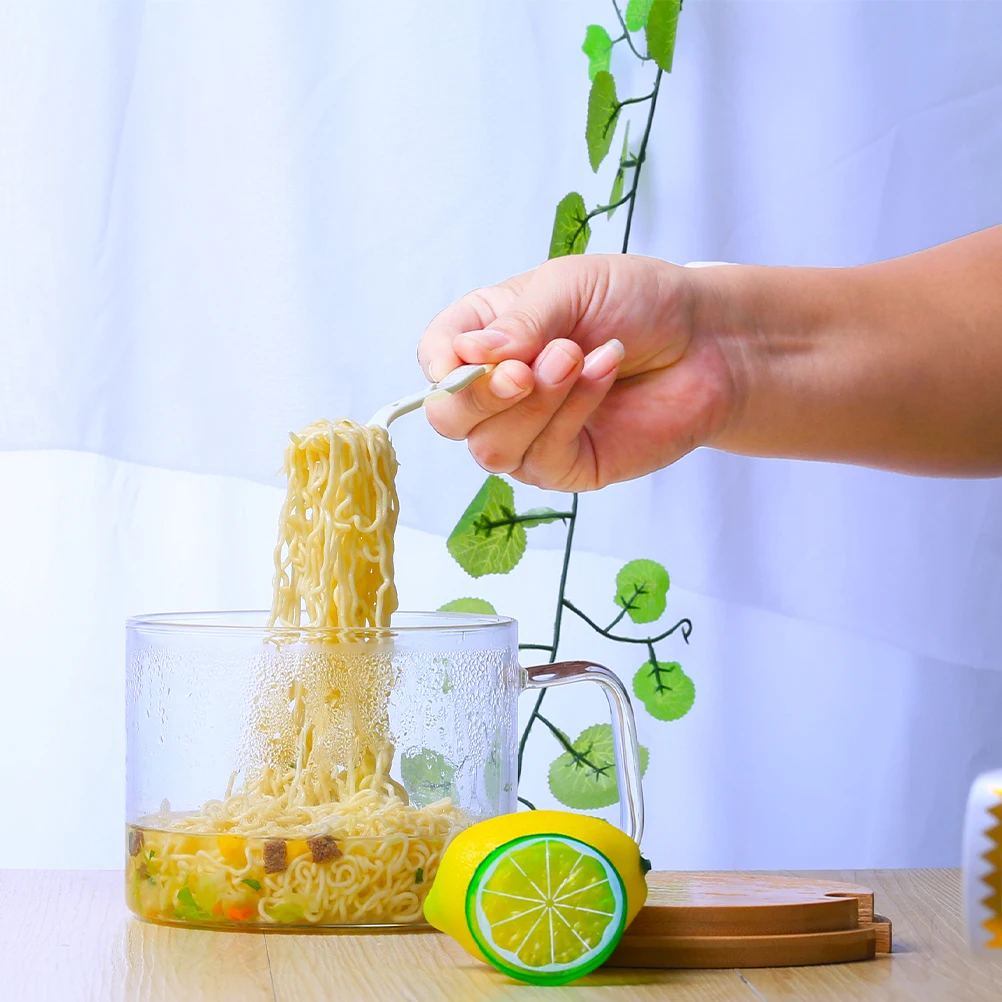 

Heat Resistant Glass Salad Bowl 1200Ml Transparent Fruit Container With Bamboo Lid Borosilicate Bowl For Noodles Dessert