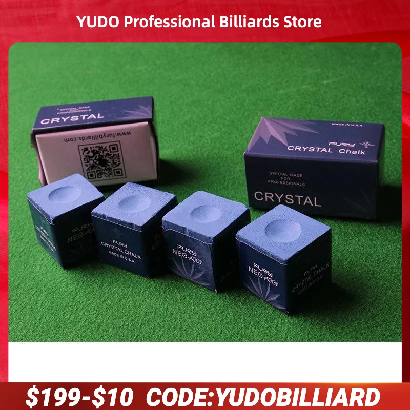 

FURY Billiards Chalk 1 Piece 1pc Bar Blue Oily Pool Cue Billiar Accessories Supplies Professional Tacos De Billar Crystal Chalk