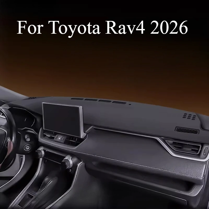 

For Toyota Rav4 2026 Center Console Mat Instrument Panel Sun Protection And Light Protection Mat Car Decoration Supplies