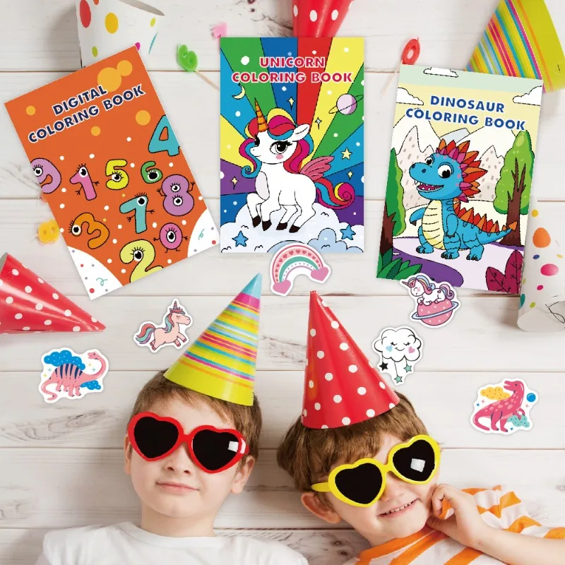 8 Themed Coloring Books Suitable for Children or Teenagers, Used for Training, Art Enlightenment, and Stress Relief for Teenager