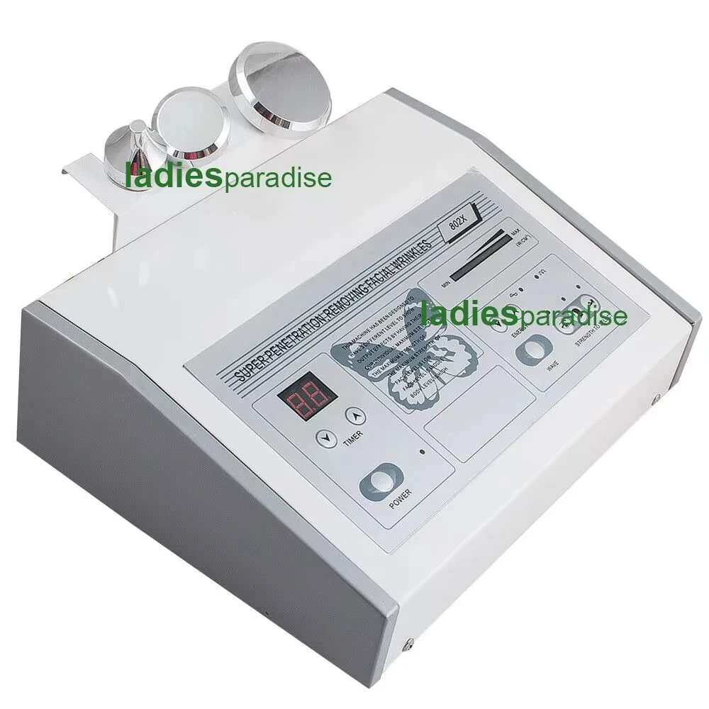 Desktop 3-in-1 Ultrasone Golf Lead-in Schoonheidsinstrument Gezichtsverzorging Oog Anti-aging Huid Verstevigend Schoonheidsapparaat