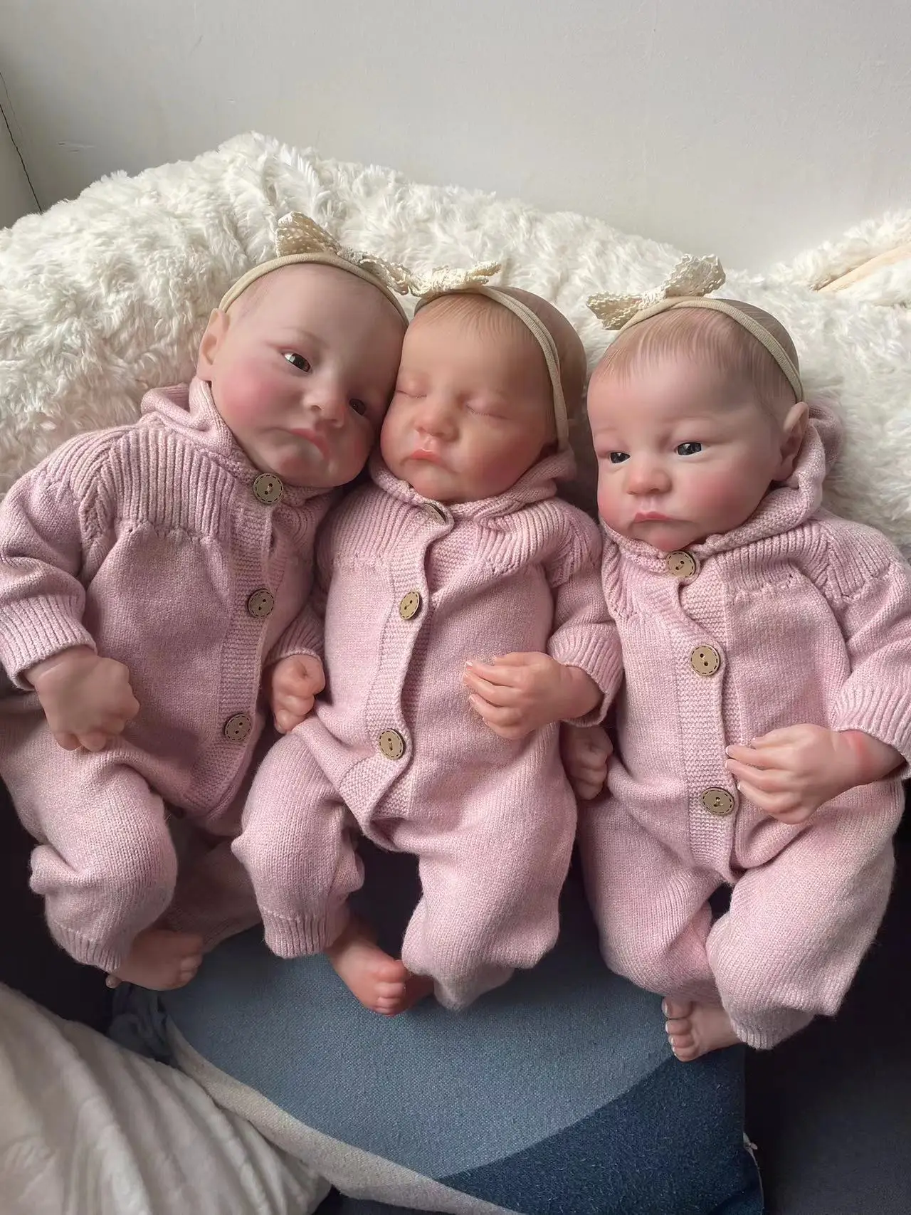 Clearance 19inch Levi Awake Already Painted Finished Reborn Doll Newborn Baby Size 3D Skin Visible Veins Collectible Art Doll