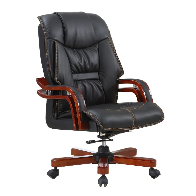 

Fashion office chair, lunch break manager home leather casual