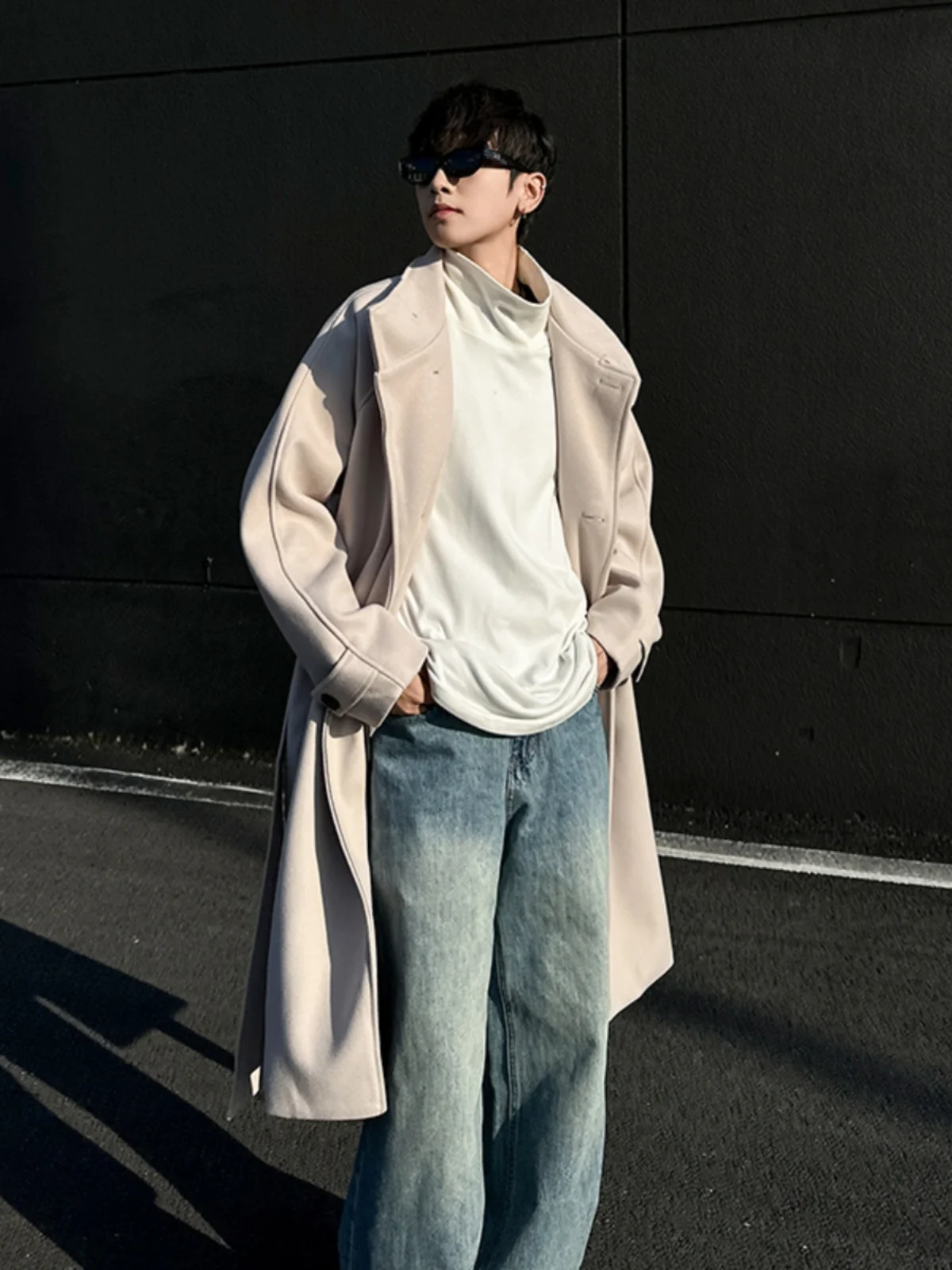 

Wool Blend Coat Mens Coats Mans Sanded Smoothed Polished Buffed Glossed Sleek Silky Satiny Velvety Downy Feathery Fleecy Soft Bf