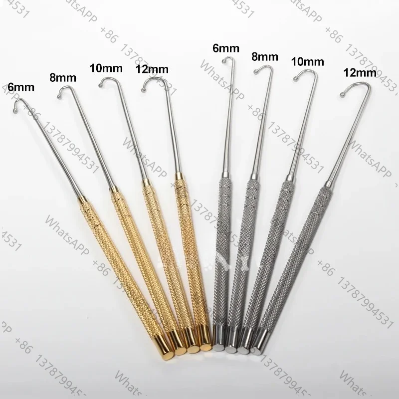 Uterine Hook Animal Dog Cat Ovarian Spay Snook Hook 172mm Veterinary Surgical Instruments