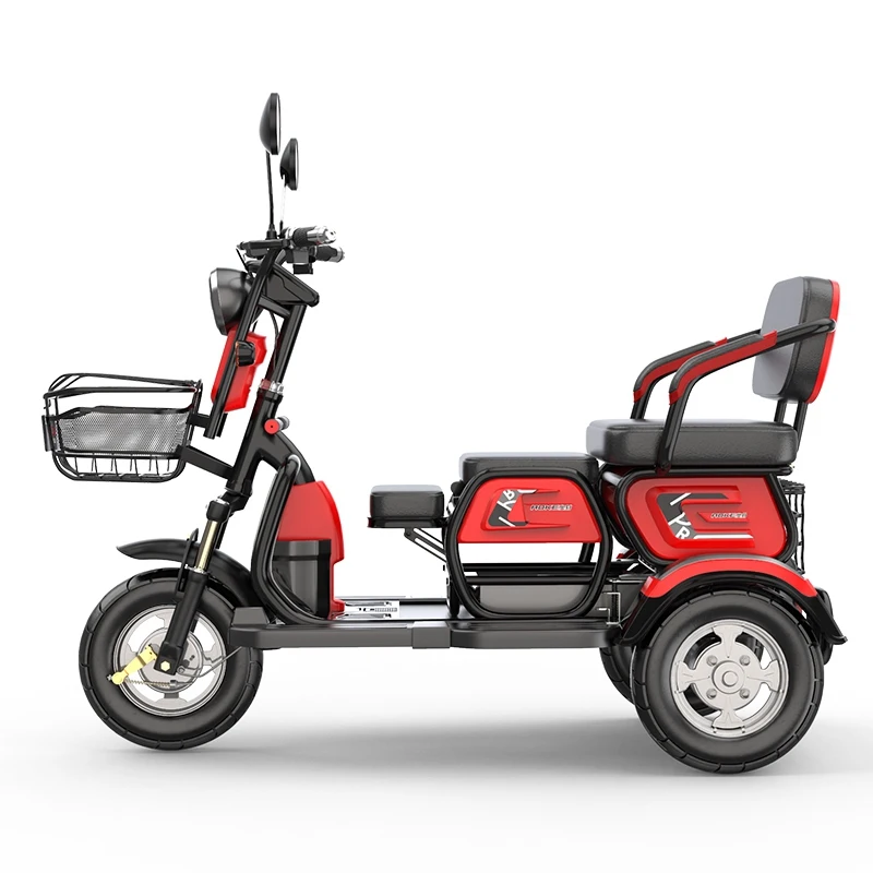 high-quality wholesale Electric tricycle 550W 48v motor 3 wheel trike for adult passenger and cargo carry car