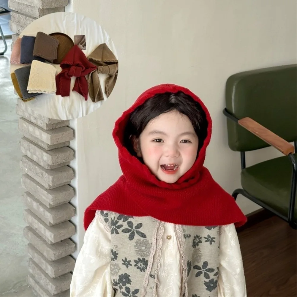 

New Warm Pullover Cap Coldproof Windproof Beanie Hat Knitted Hooded Hat Outdoor Sports