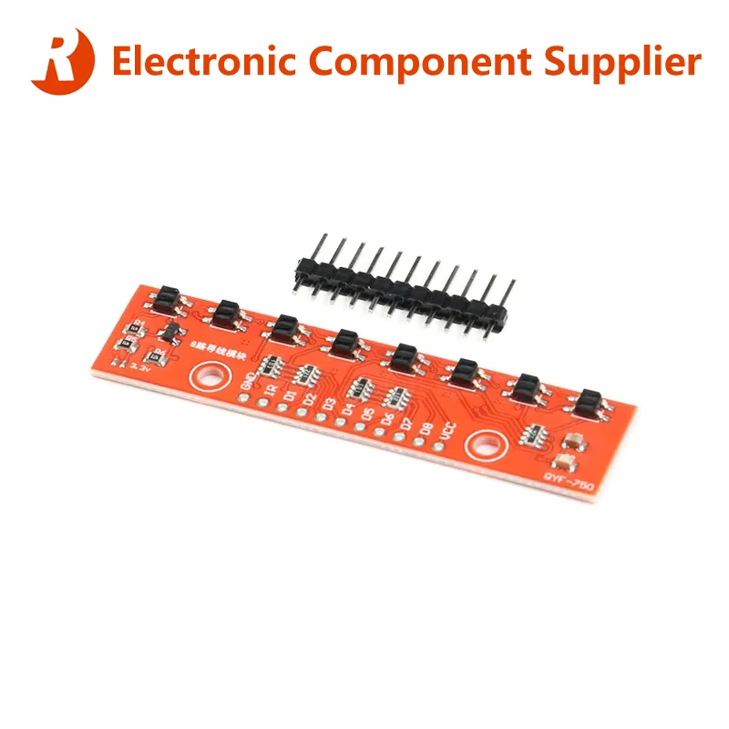 5Pcs 8 Channel IR Tracking Sensor Module Infrared Line Track Trace Detect Detection Board DIY Detector for Arduino Smart Car