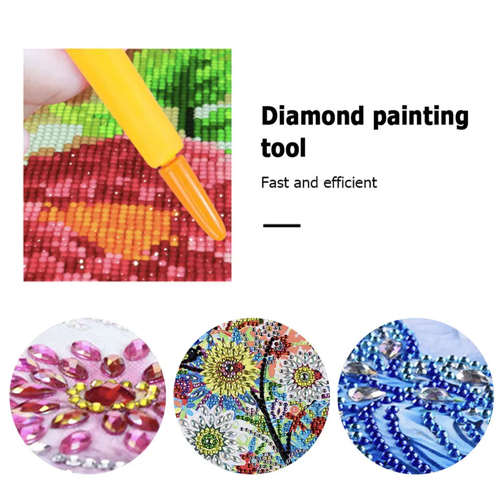 Cartoon Stress Relief Point Drill Pen 5D DIY Diamond Painting Tools Rhinestone Crafts Cross Stitch Embroidery Sewing Accessories