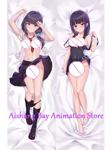 Dakimakura Anime Pillow Cover Misuzu Gundo Double Sided Print Life-size Body Decoration
