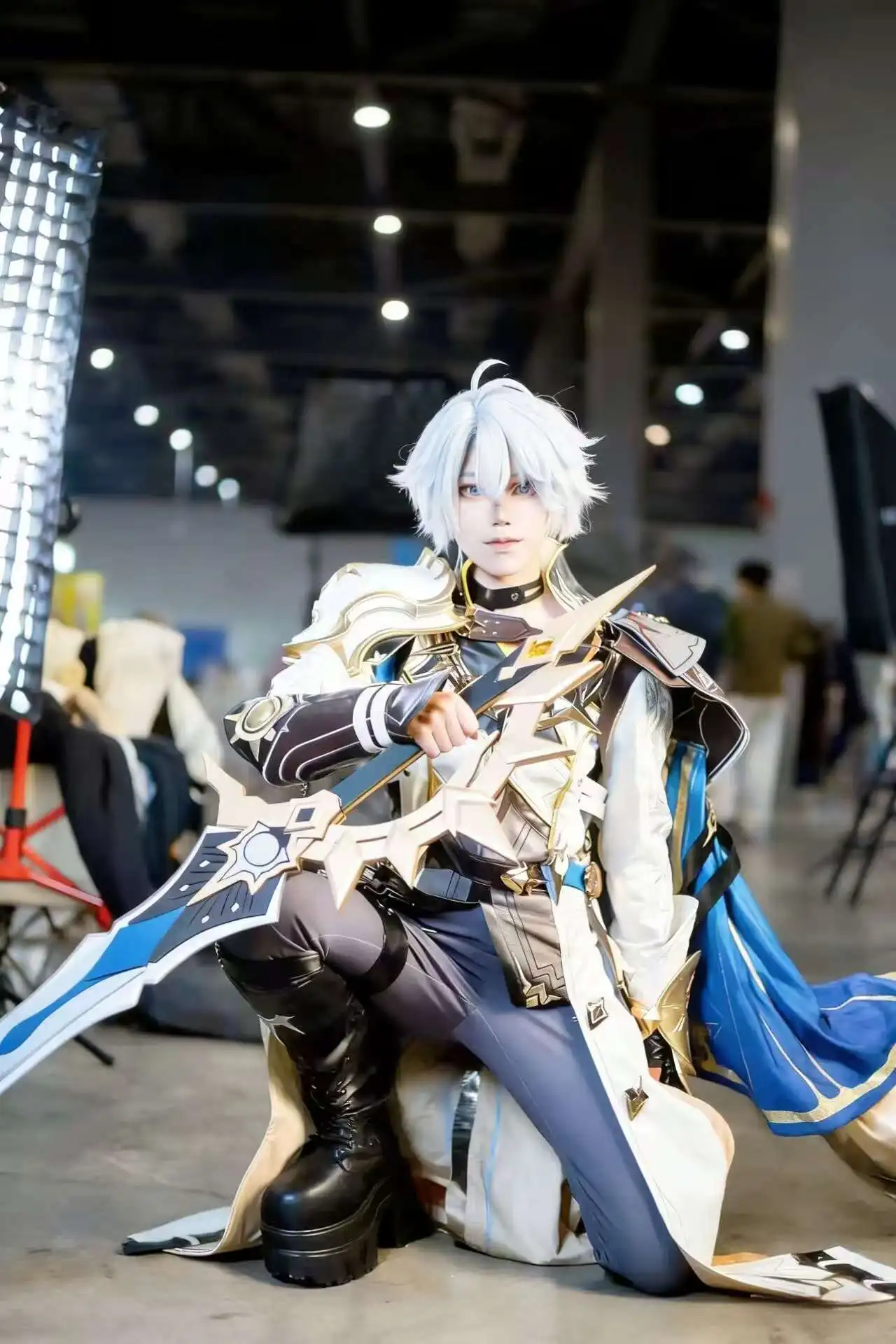 

Игровой реквизит: меч Файнона из Honkai Star Rail, деревянная безопасная незаточенная копия для косплея, для Comic Con