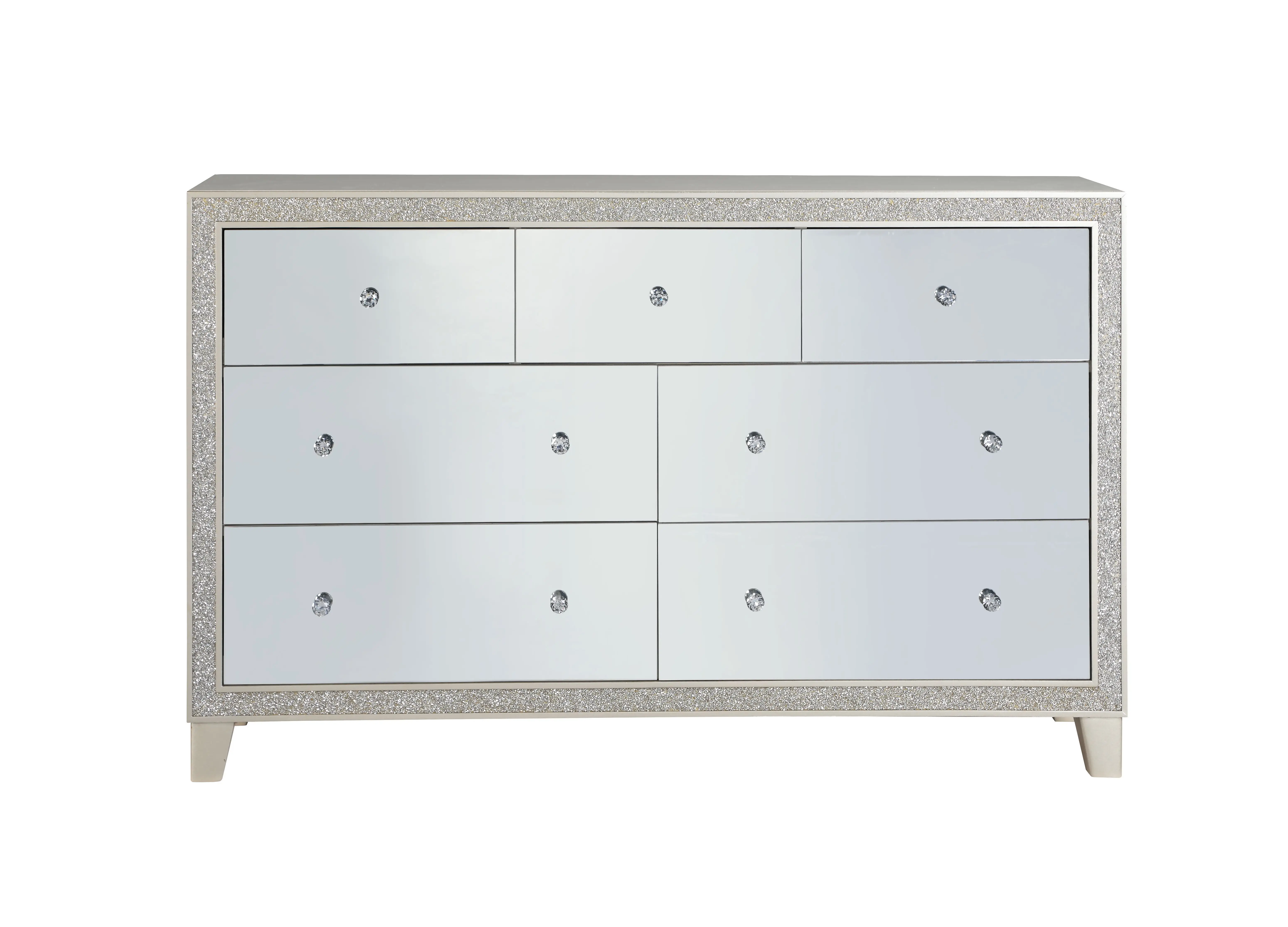 

ACME Sliverfluff Dresser, Mirrored & Champagne Finish