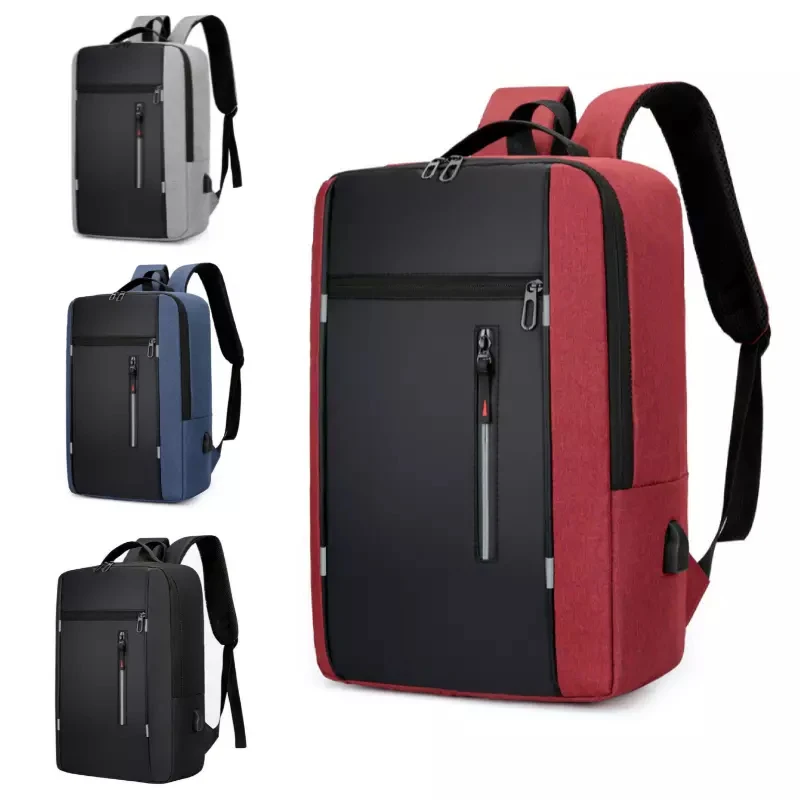 Men Women Unisex Travel Backpack Casual Large Capacity Oxford Business Bag Multi Storage USB Interface Laptop Backpacks