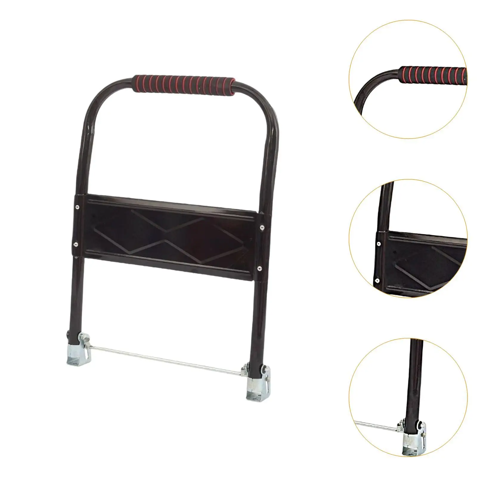 مقبض عربة مسطح ملحقات عالية الأداء قطع غيار قسط قابلة للطي لعربة متحركة يدوية عربة متحركة بقالة المرآب