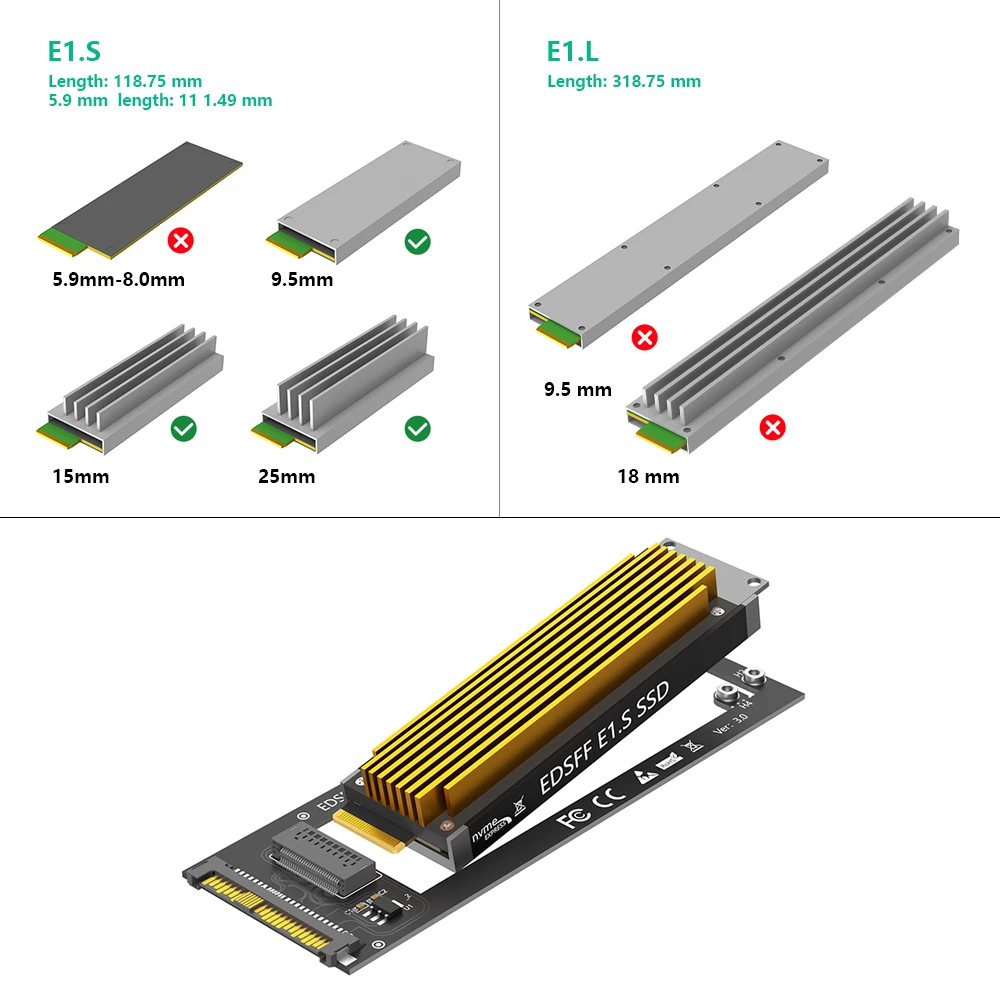 M.2 PCIE To SATA Expansion Card with Smart Indicator Tools Included ASM1166 6Gbps 8/9-port M.2 M-Key PCIE3.0 To SATA Adapter