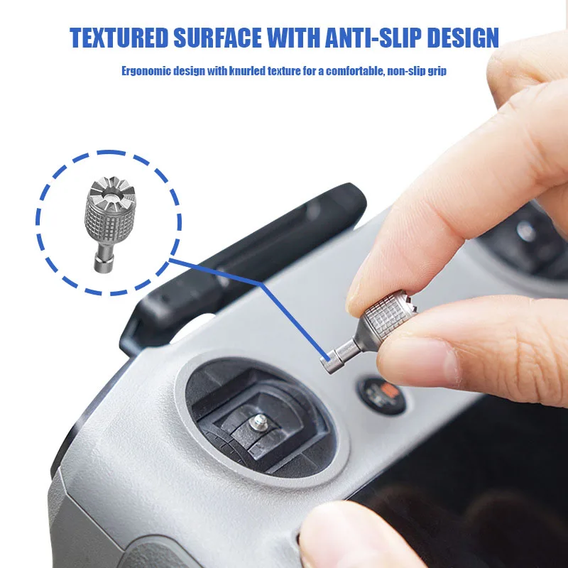 VOLODYMYR Aluminium Alloy Joystick Thumb Rocker for DJI Mavic 4 Pro/Flip/NEO RC/RC 2 Control Non-Slip Sticks Drone Accessories