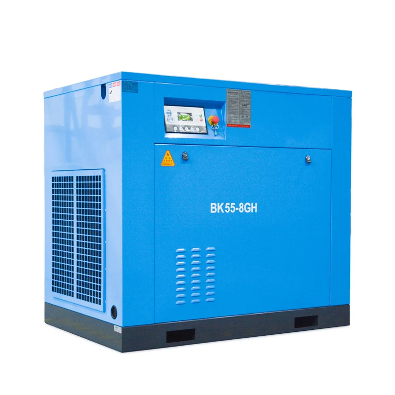 75HP 55KW Direct driven oil flooded rotary vane oxygenerator screw air compressor BK55-8G