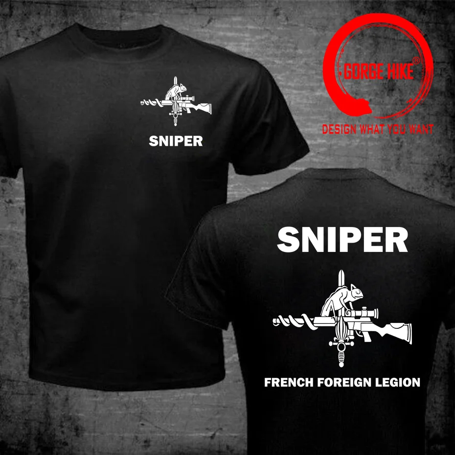 Summer Fashion T-Shirt Newest French Foreign Legion Special Forces Sniper T Shirt Men Military Army T-Shirt Streetwear Tee Shirt