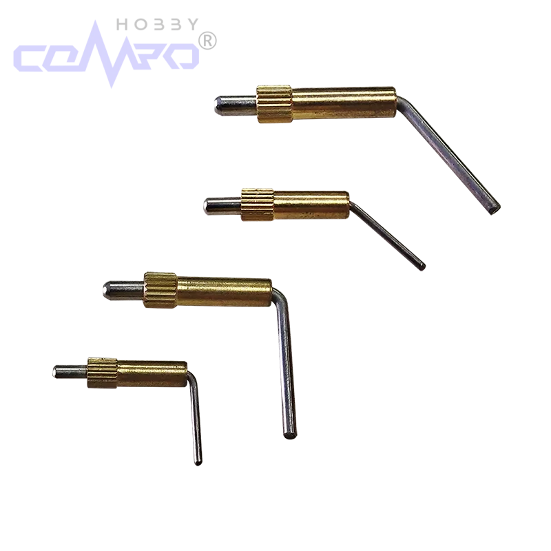 2 Pcs Metal Canopy Locks Spring-Loaded Latch 90 °/120 ° For RC Airplanes Parts Electric Planes Foam Model Accessories