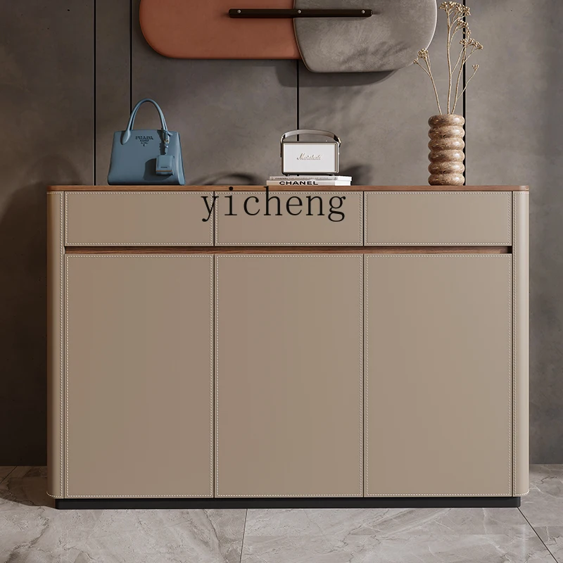 b1 shoe cabinet modern household wall locker entrance foyer solid wood partition