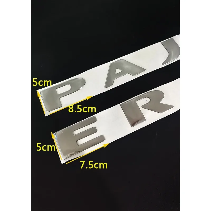 Big Size for Mitsubishi  PAJERO V73 V75 V77 V93 V97 Front Bonnet Emblem Car Styling 3D Badge Decals Sticker Accessories