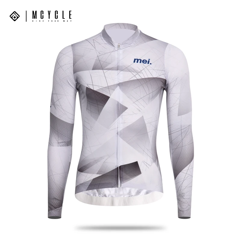 Mcycle Wholesale Sport Cycling Jerseys Anti-UV Men's Bicycle Clothing Wear Breathable Women's Long Sleeve Biking Jerseys