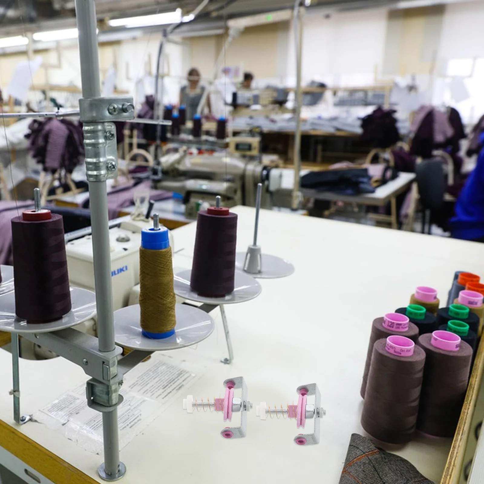 

3Pcs Knitting Machine Spring Tensioners Stainless Steel Ceramic Yarn Control Accessories Textile Machine Spare Parts