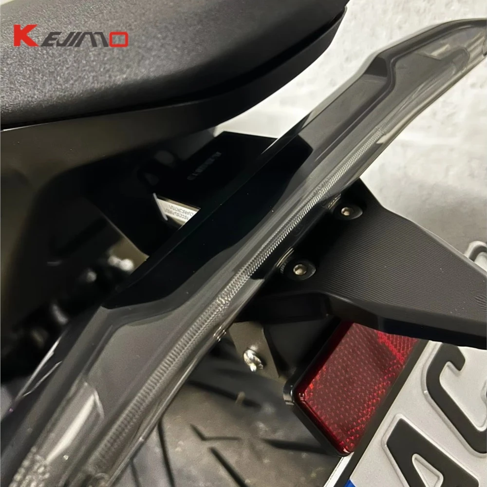 

For CFMOTO CF 675SRR 675NK 675SS License Plate Holder Bracket 675 SR-R NK SS 2024 2025 2026 Rear Tail Tidy Fender Eliminator Kit
