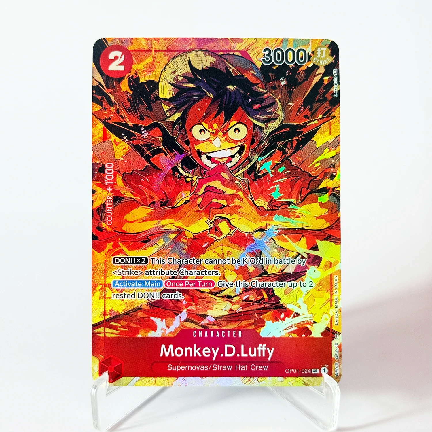 Set of 16 Pcs English One Piece Card Romance Dawn OP01 Series Set OPCG Replica High Quality Hobby Collectible Anime Game Cards