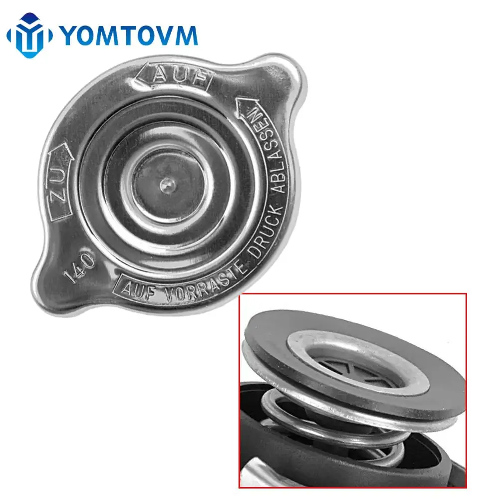 1245000406   Tapa del radiador del refrigerante del coche, tapa de sellado del radiador del tanque de expansión para Mercedes Benz 190D