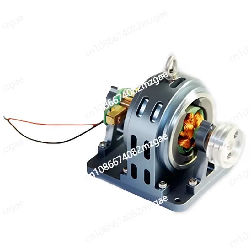 

Набор для сборки генератора своими руками: двигатель с медным ротором, металлический корпус с винтами, учебная модель, подарок, аксессуары для мощных генераторов