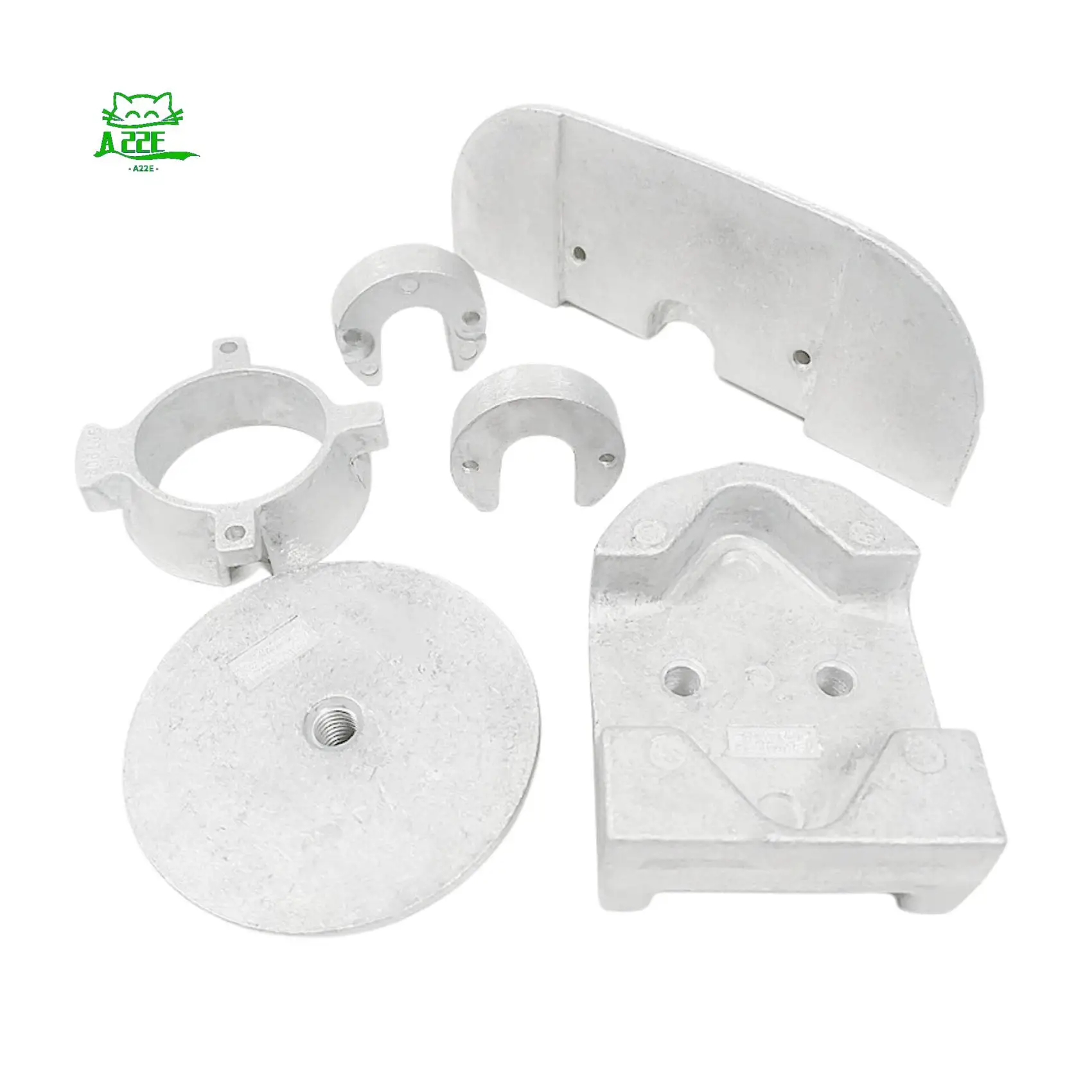 

A22E-Outboard Engine Anode Aluminum Alloy Kit For Mercury Alpha One Gen 888756Q03 888756Q01 Outboard Engine Protection Anode