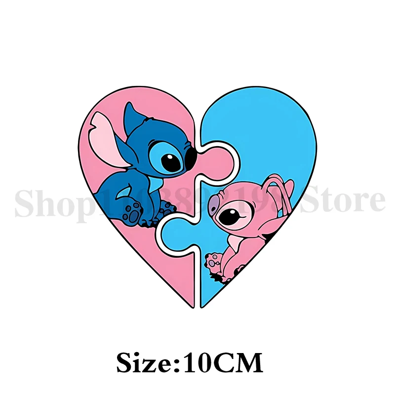 Lilo & Stitch UV DTF Transfer Sticker for Water Bottle 16oz Glass Cup Wraps Transfer Sticker Stitch Disney DIY Adhesive Stickers