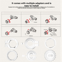 CABE-Tuya Zigbee Thermostatic Radiator Valve Smart TRV Programmable Supports Alexa & Google Home, Remote App Operation