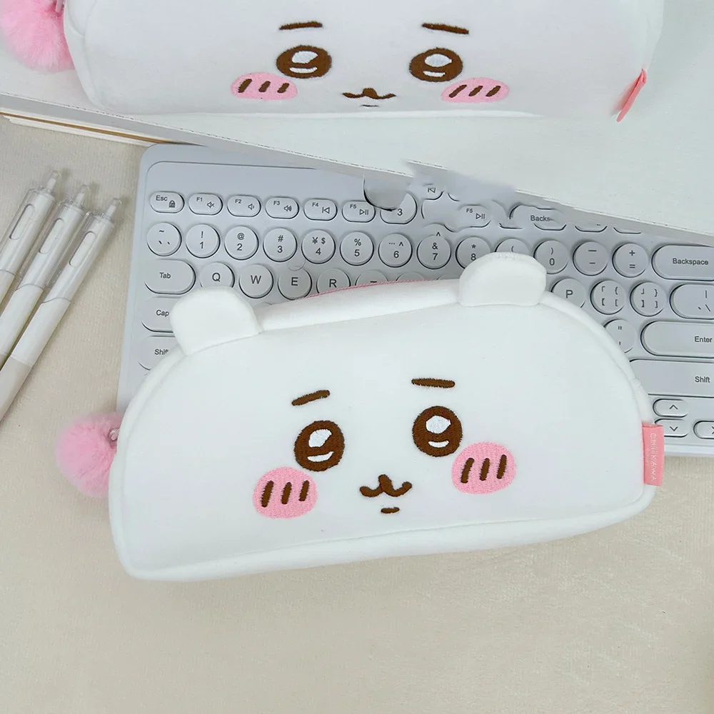 cute Chiikawa pencil case Stationery Box Anime Kawaii Miniso Usagi Hachiware Student Large Capacity Cosmetic bag festival Gifts