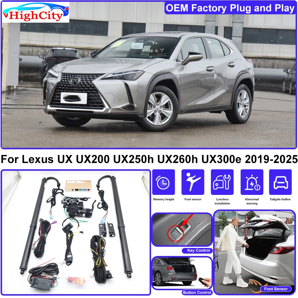 For Lexus UX UX200 UX250h UX260h UX300e 2019-2025 OEM Lifting Kit Trunk Electric Tail Gate Lift Powered Tailgate Liftgate