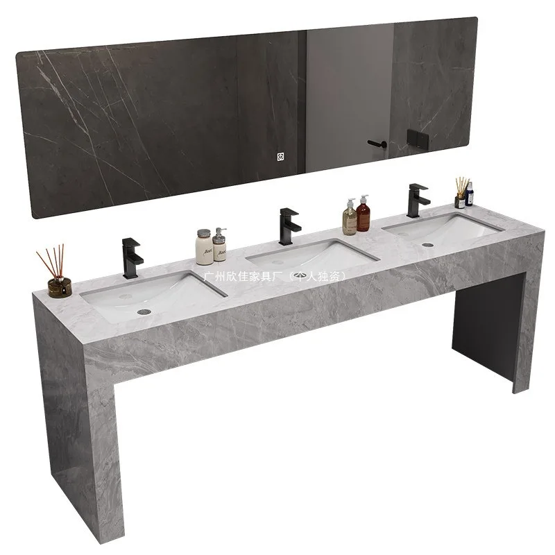 

Common bathroom washbasin floor-to-ceiling basin cabinet combination