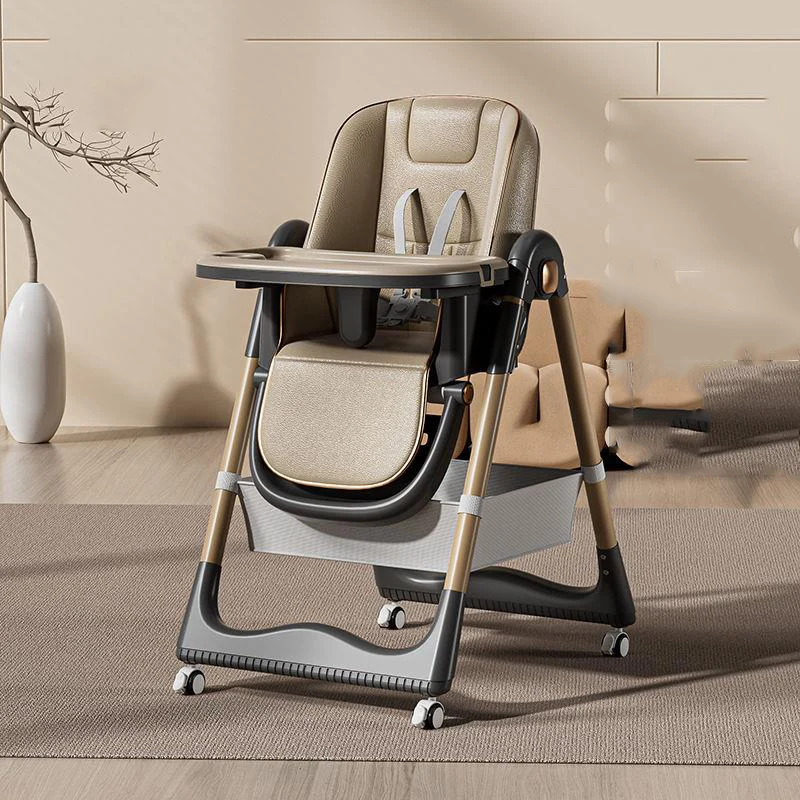 

Baby Design Chair Kitchen Armchair Feeding Wheels Children'S Folding Chair Cushion Fauteuil Pour Enfants Child Room Furniture