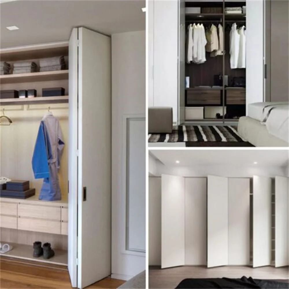 Hinges for Kitchen Furniture Adjustable Invisible 180 Folding Degrees Hidden Hinge be Used for Kitchen Cabinet and Storage