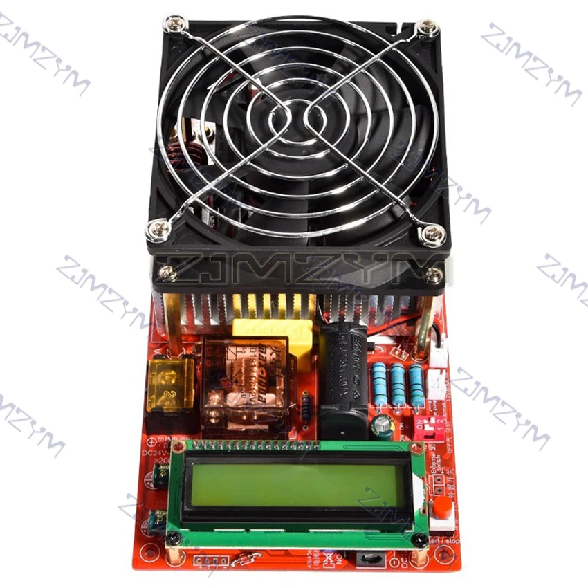 Modulo riscaldatore a induzione elettrica ZVS 2000W per generatore di protezione della temperatura in metallo fuso scheda ad alta tensione con Driver a bobina
