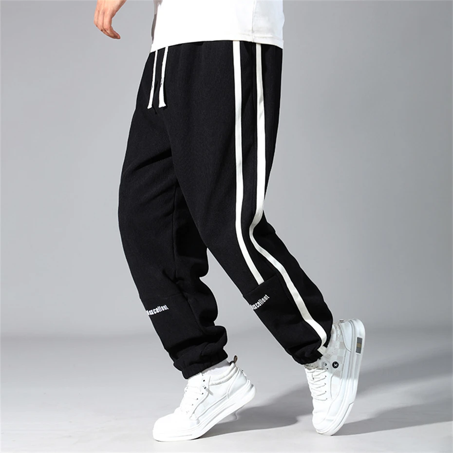 Jogger Pants Men Plus Size 12XL Sweatpants Fashion Casual Joggers Male Big Size 12XL Stretch Waist Trousers