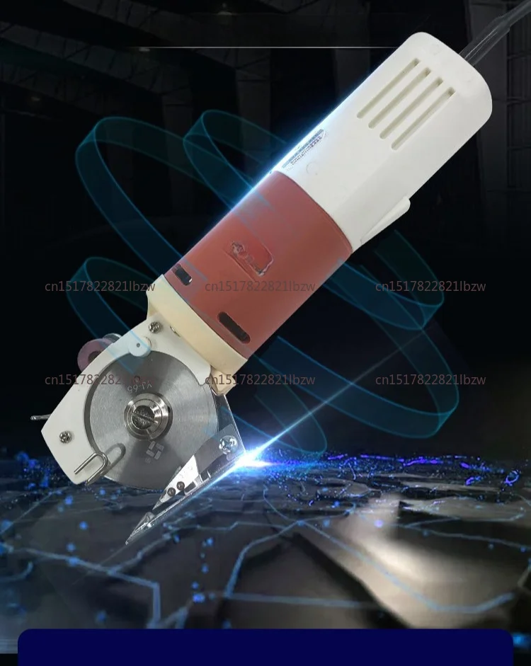 Handheld Electric Scissors Cutting Cloth Machine Round Knife Cloth Cutter 65mm  For Cloth Fabric Leather Cutting Machine