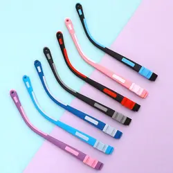 Children Silicone Glasses Legs Snap-on Eyeglasses Arm Replacement Color Silicone Glasses Legs Accessories